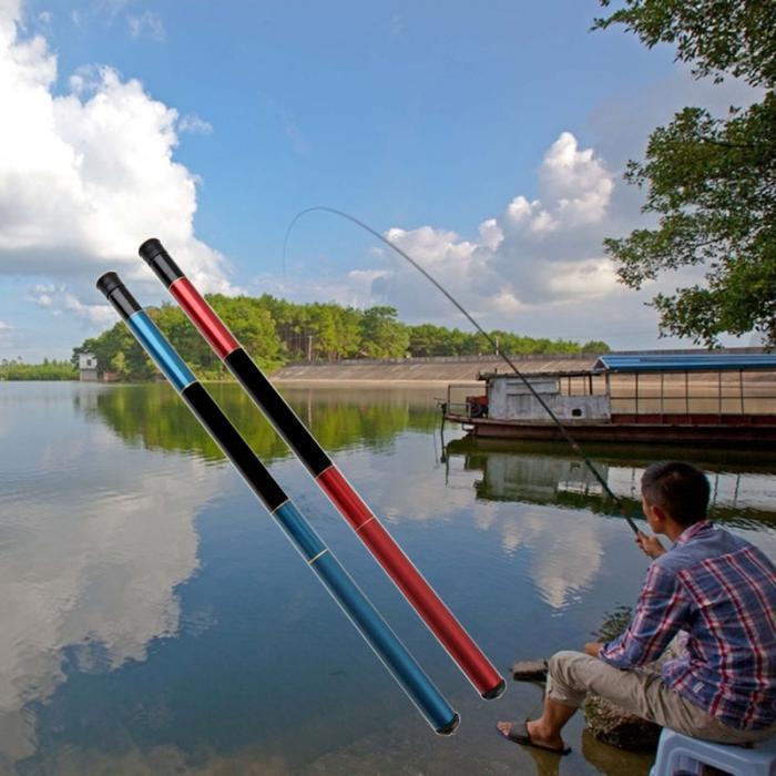 Telescopic carbon fiber fishing rod