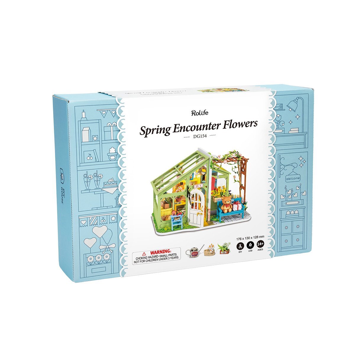 Rolife  DIY Miniature Dollhouse - Spring Encounter Flowers DG154