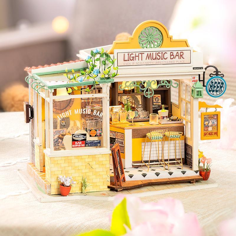 Rolife DIY Miniature Dollhouse -  Light Music Bar DG147