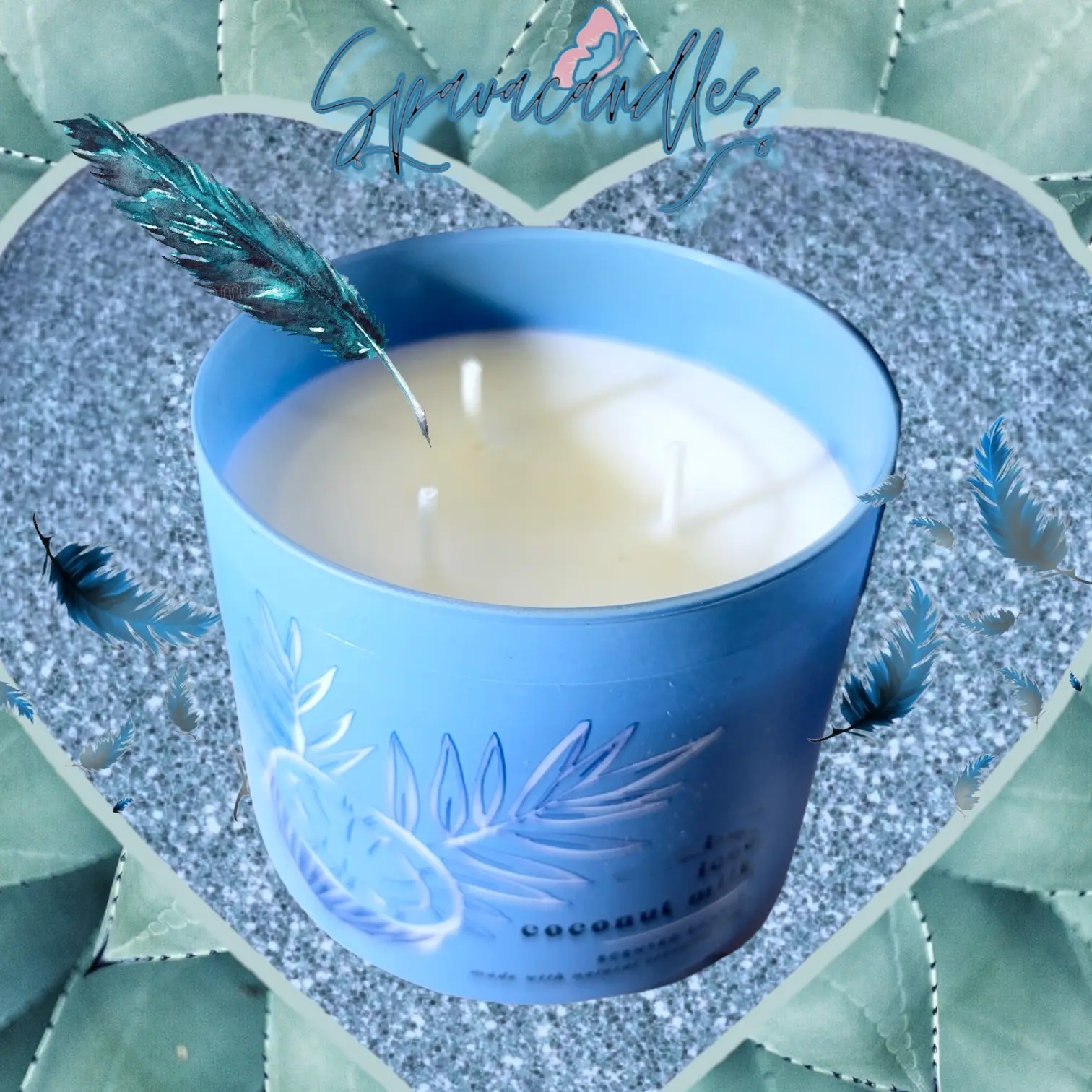 Iced coconut milk 3 Wick Candle 2022
