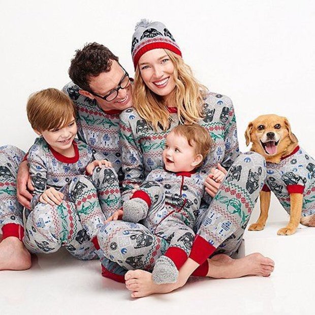 Christmas Theme Print Family Matching Pajamas Sets
