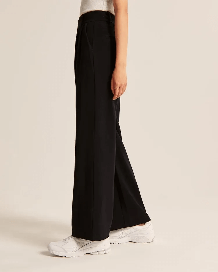 The effortless tailored wide leg pants