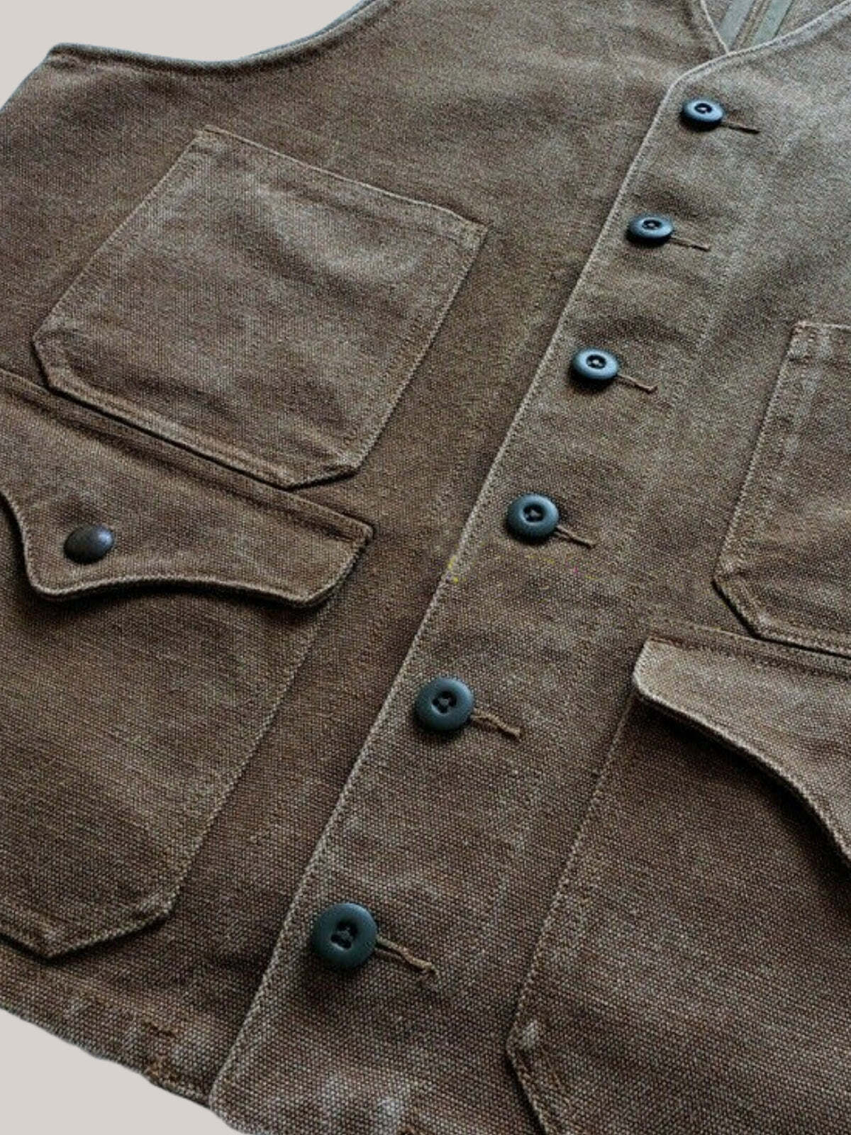 Men's Canvas Work Vest cjy139987