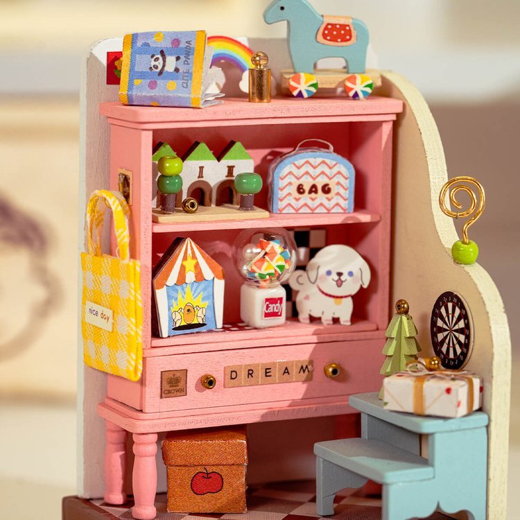 Rolife Miniature Dollhouse Kit - Childhood Toy House DS027
