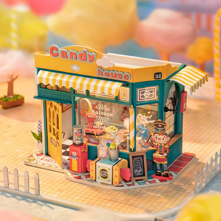 Rolife DIY Miniature House - Rainbow Candy House DG158