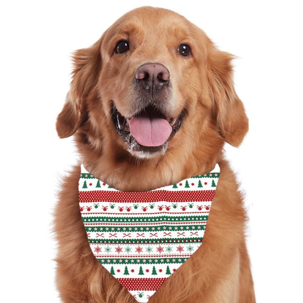 Christmas round collar printed parent-child suit (with Pet Dog Clothes)