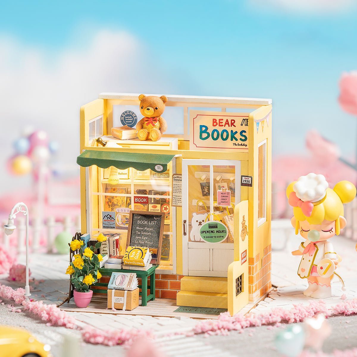 Rolife DIY Miniature House Kits - Leisure Time Series II(3 Kits)