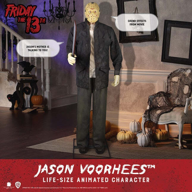 6ft Animatronic Friday the 13th Jason Voorhees Halloween Prop
