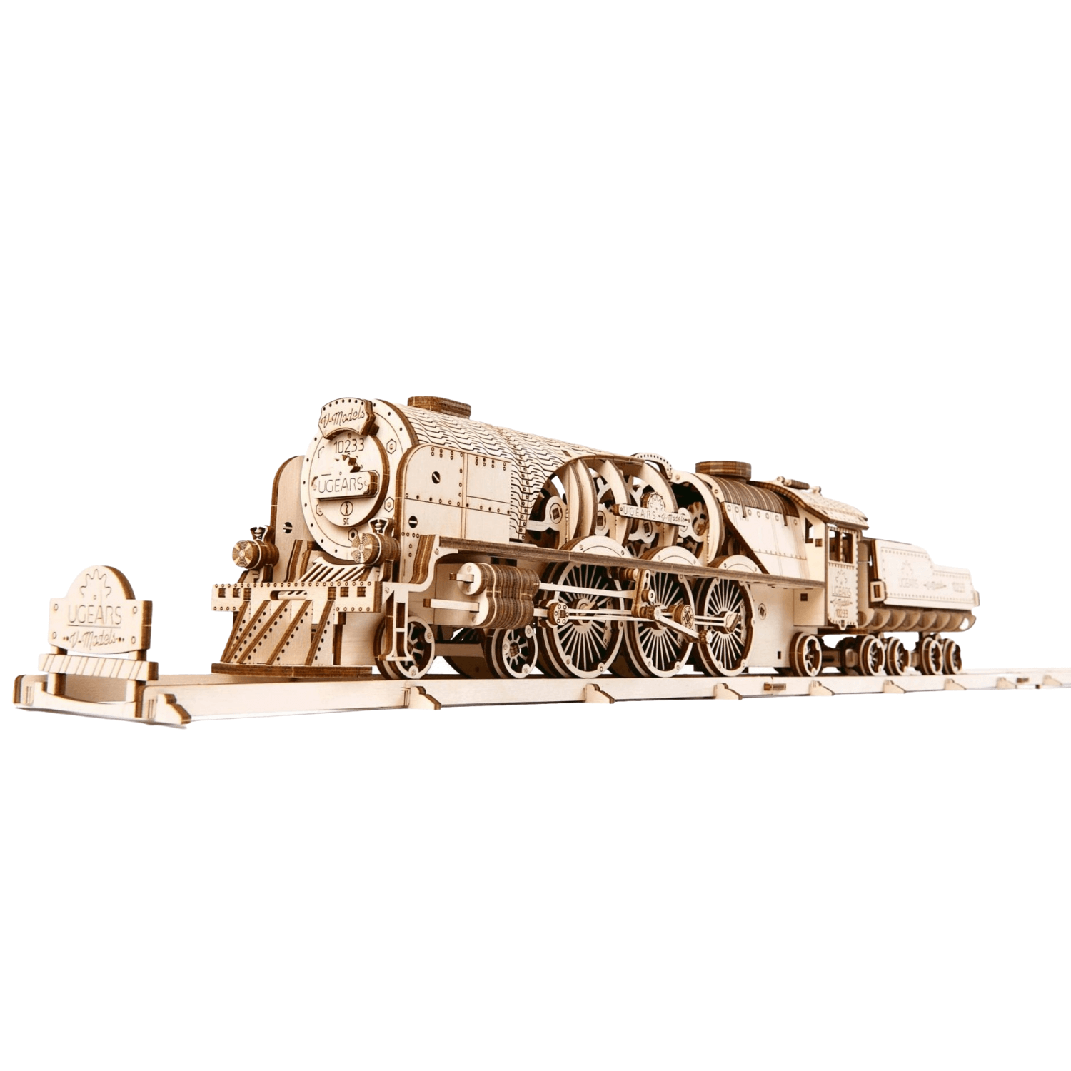 V-Express steam locomotive with tender