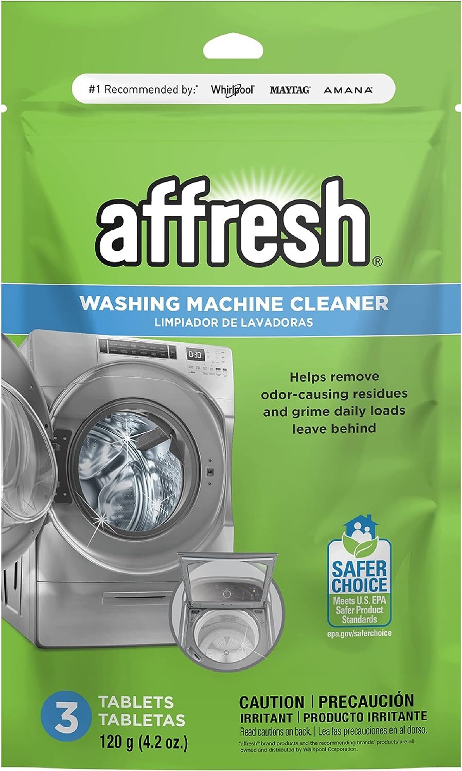 Affresh Washing Machine Cleaner, Cleans Front Load and Top Load Washer