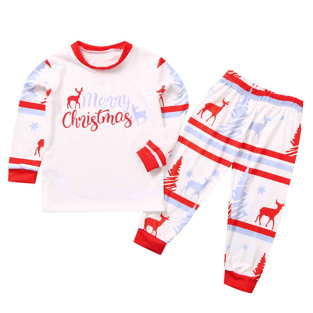 Christmas parent-child outfit Letter Printing