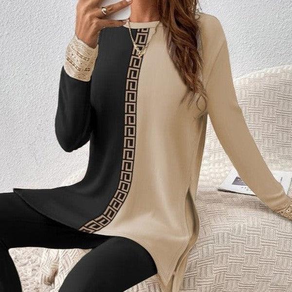 Classy Long Sleeve Two Piece Set