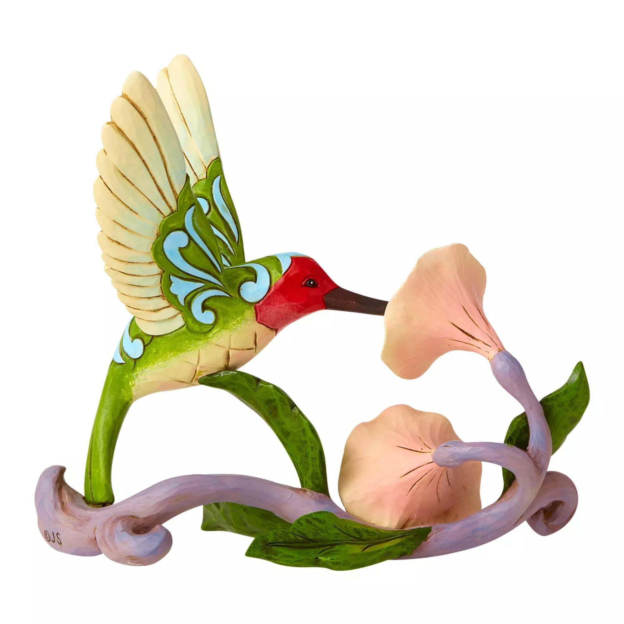 Hummingbird with Flower