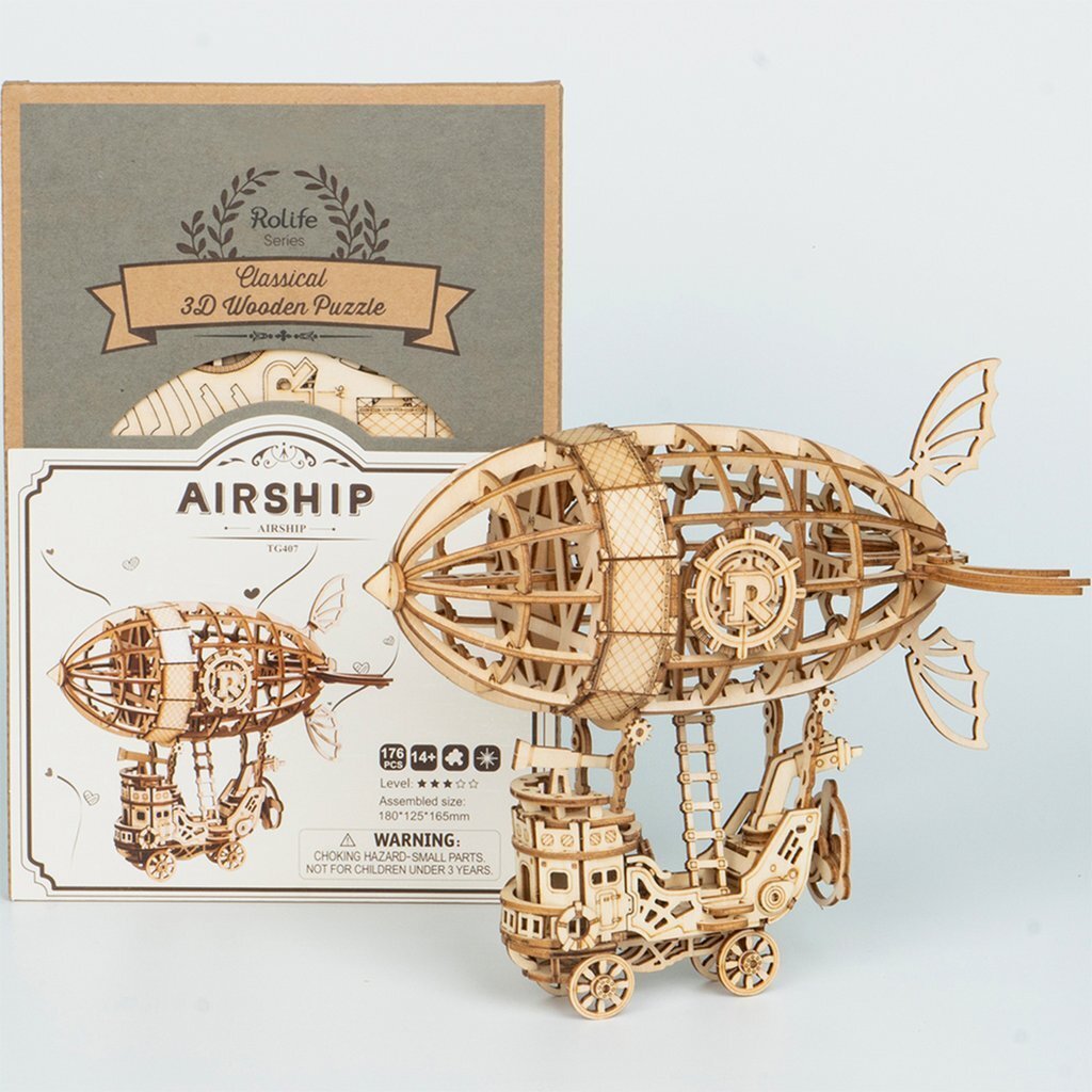 Airship Wooden Puzzle