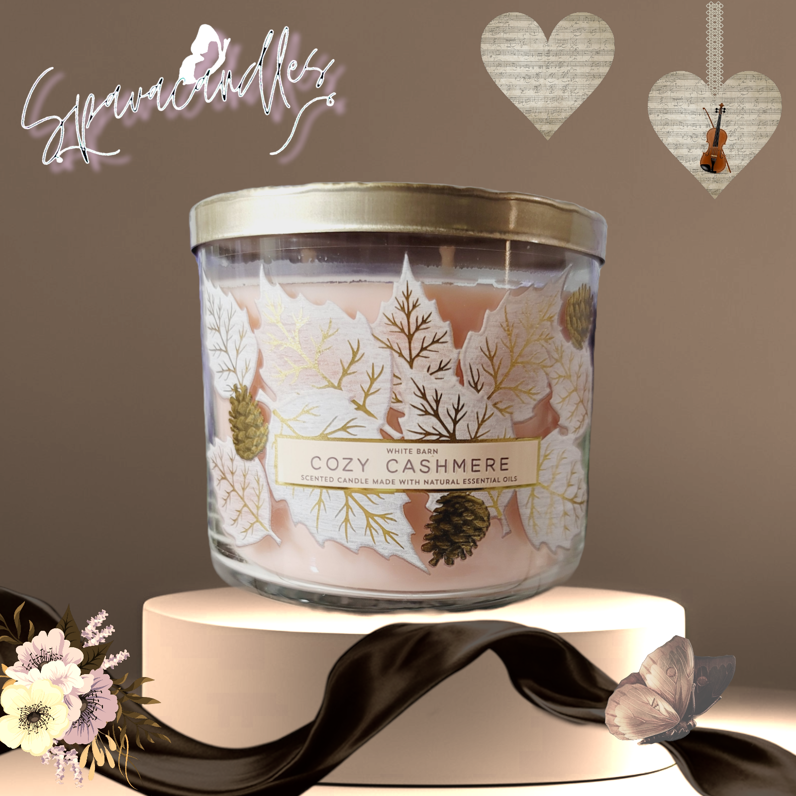 Cozy Cashmere 3 Wick Candle 2022 Online Outlet Store