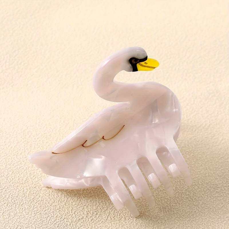 Swan Animal Shaped Hair Claw - QVC outlet | Act fast, save big!