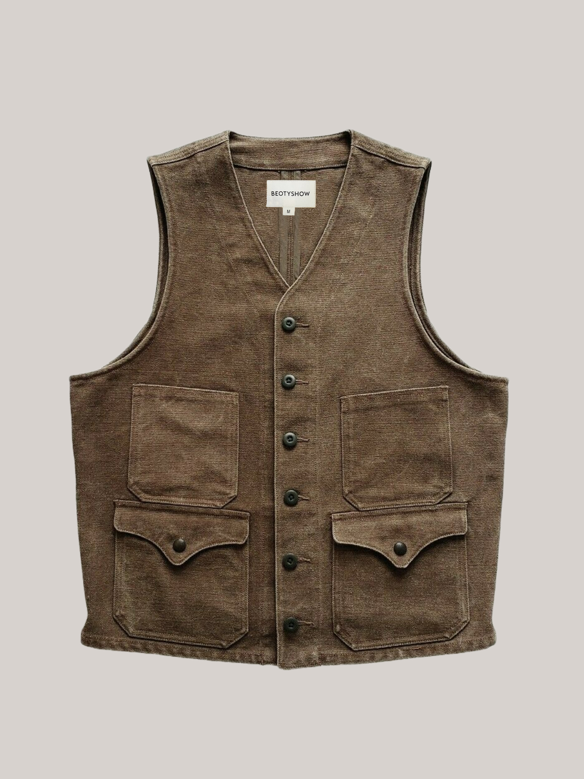 Men's Canvas Work Vest cjy139987