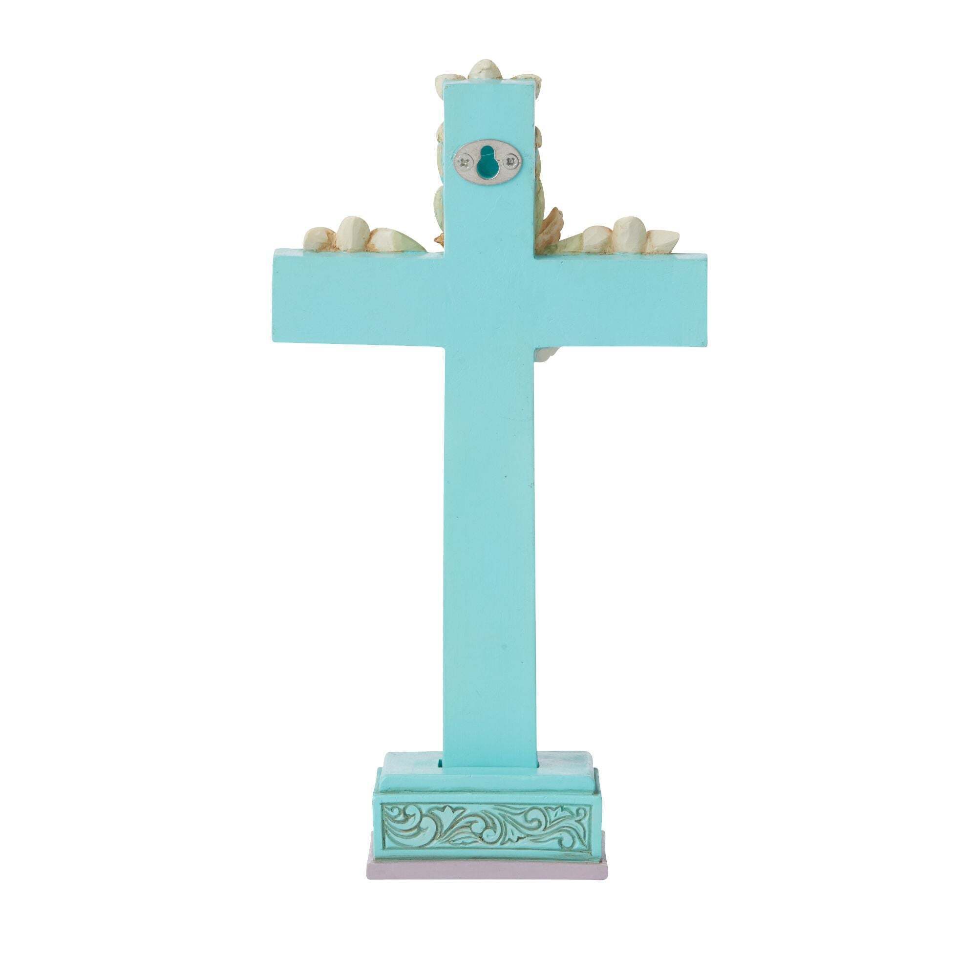 Cross with Lilies and Dove