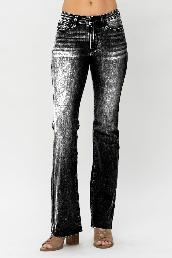 Mid-Rise Tummy Tuck Bootcut Jeans