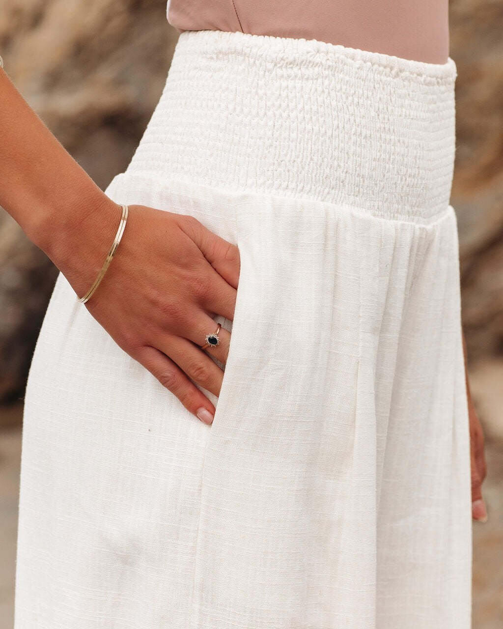 🔥Casual Wide Leg Cotton & Linen Loose Trousers
