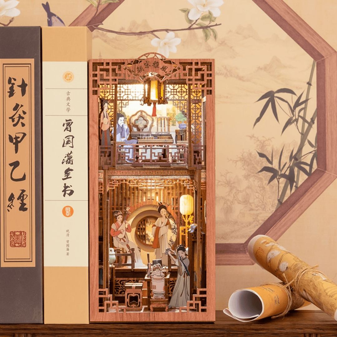 Japanese Izakaya Alley DIY Book Nook Wooden Puzzle