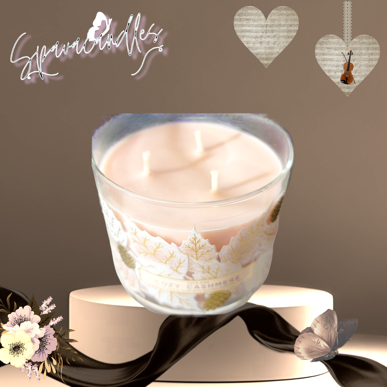Cozy Cashmere 3 Wick Candle 2022