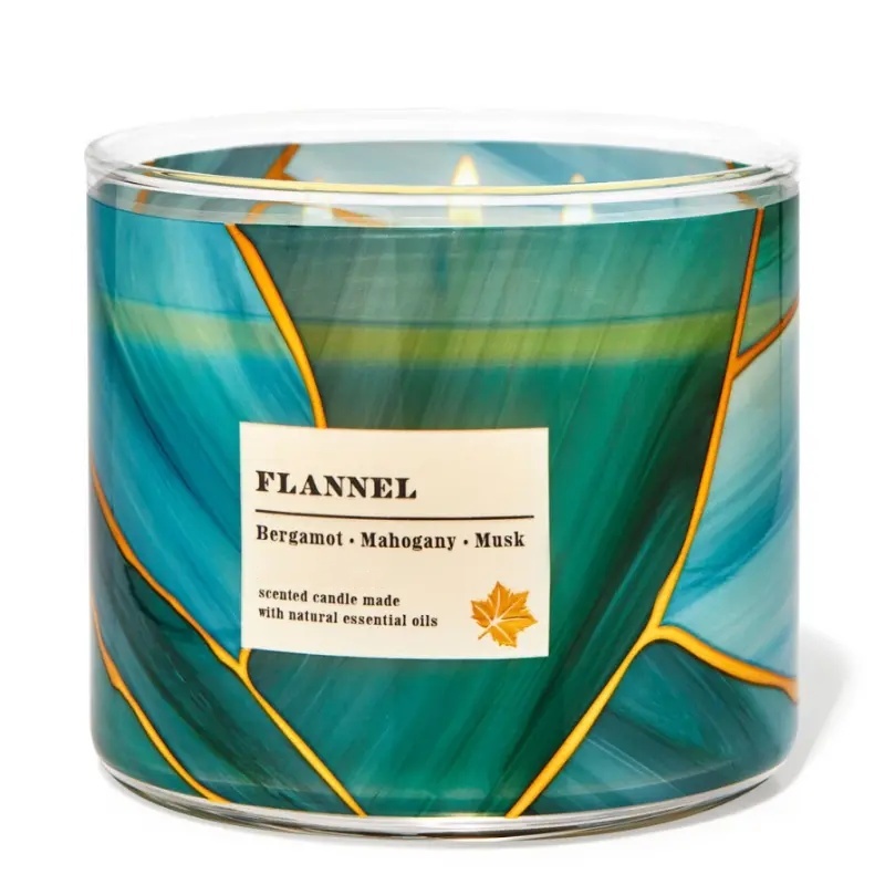 Flannel 3-Wick Candle