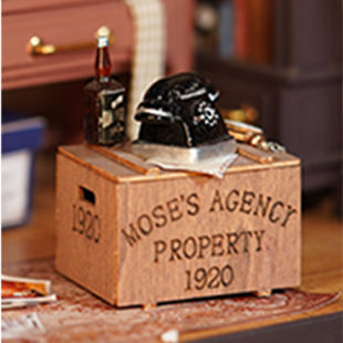 Rolife Miniature House Kit - Mose's Detective Agency DG157