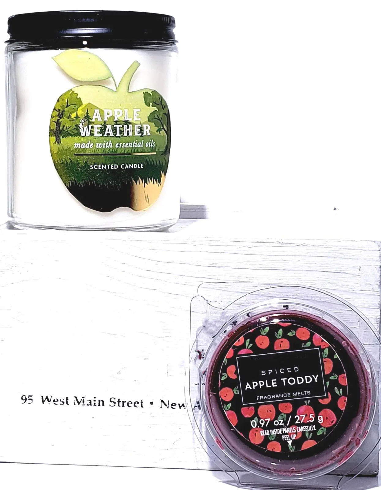 Apple Weather Single Wick Candle, Spiced Apple Toddy Wax Melt