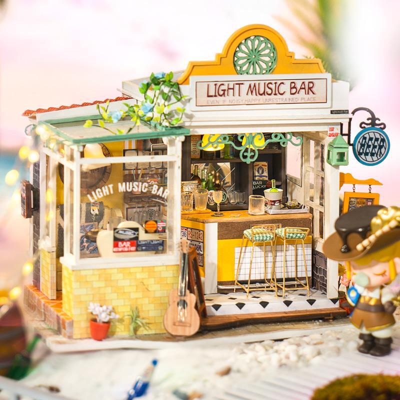 Rolife DIY Miniature Dollhouse -  Light Music Bar DG147