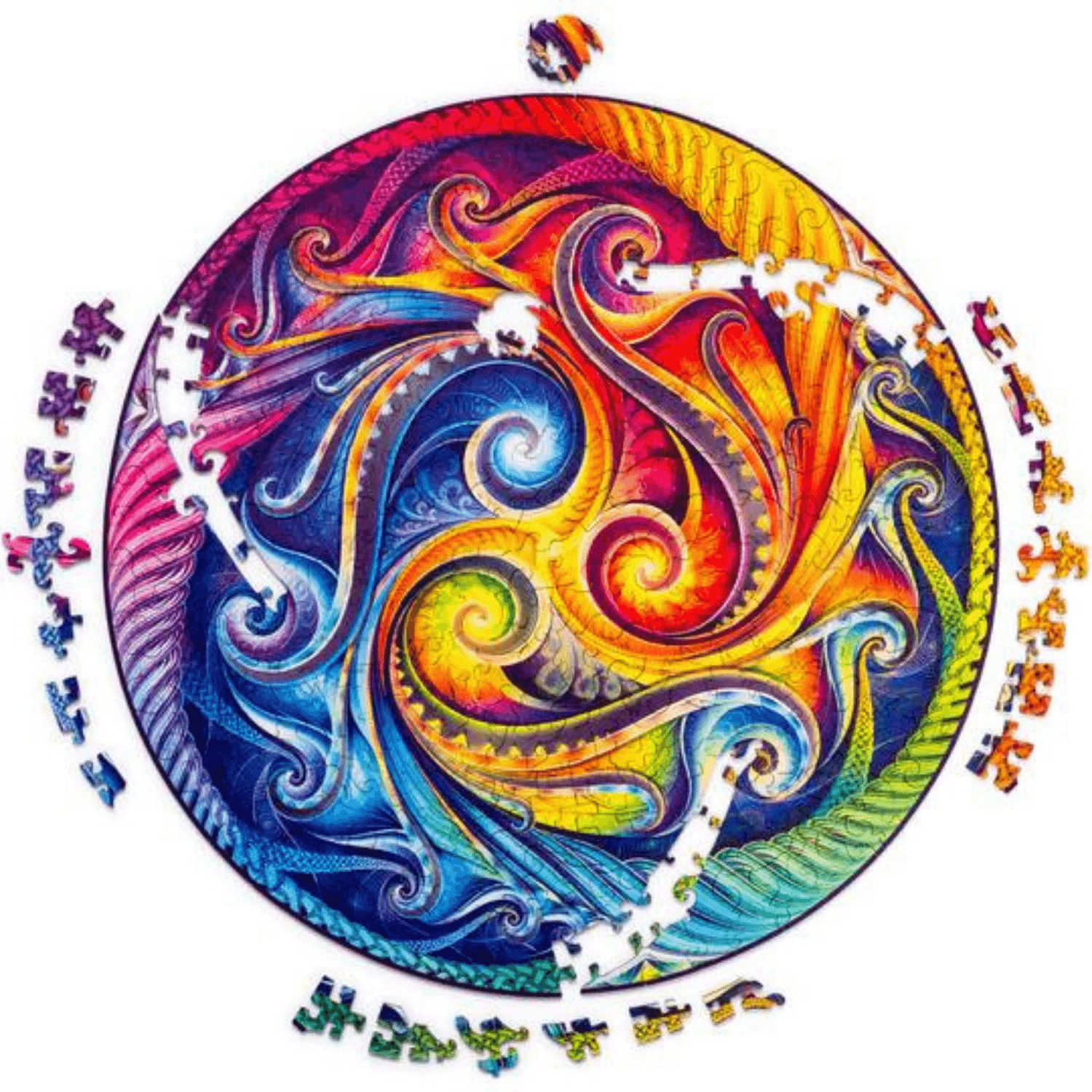 Mandala Puzzle | Spiral Incarnation