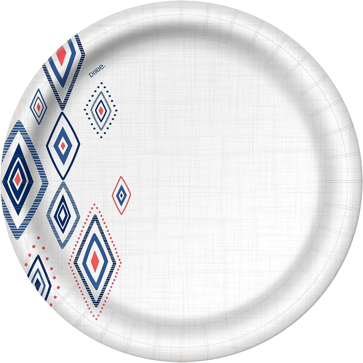 Dixie 10 Inch Paper Plates, Dinner Size Printed Disposable Plate, 204