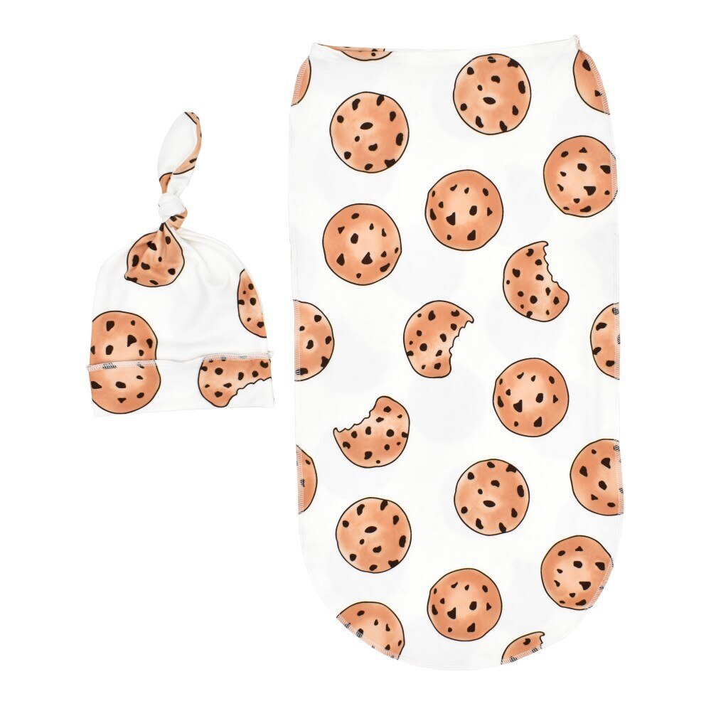 Newborn Cocoons with Matching Baby Beanies MED