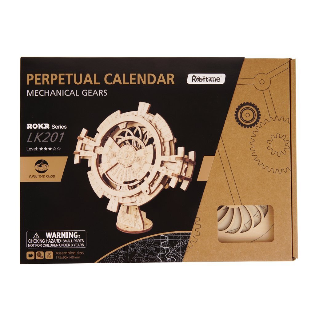 Perpetual Calendar Wooden Puzzle