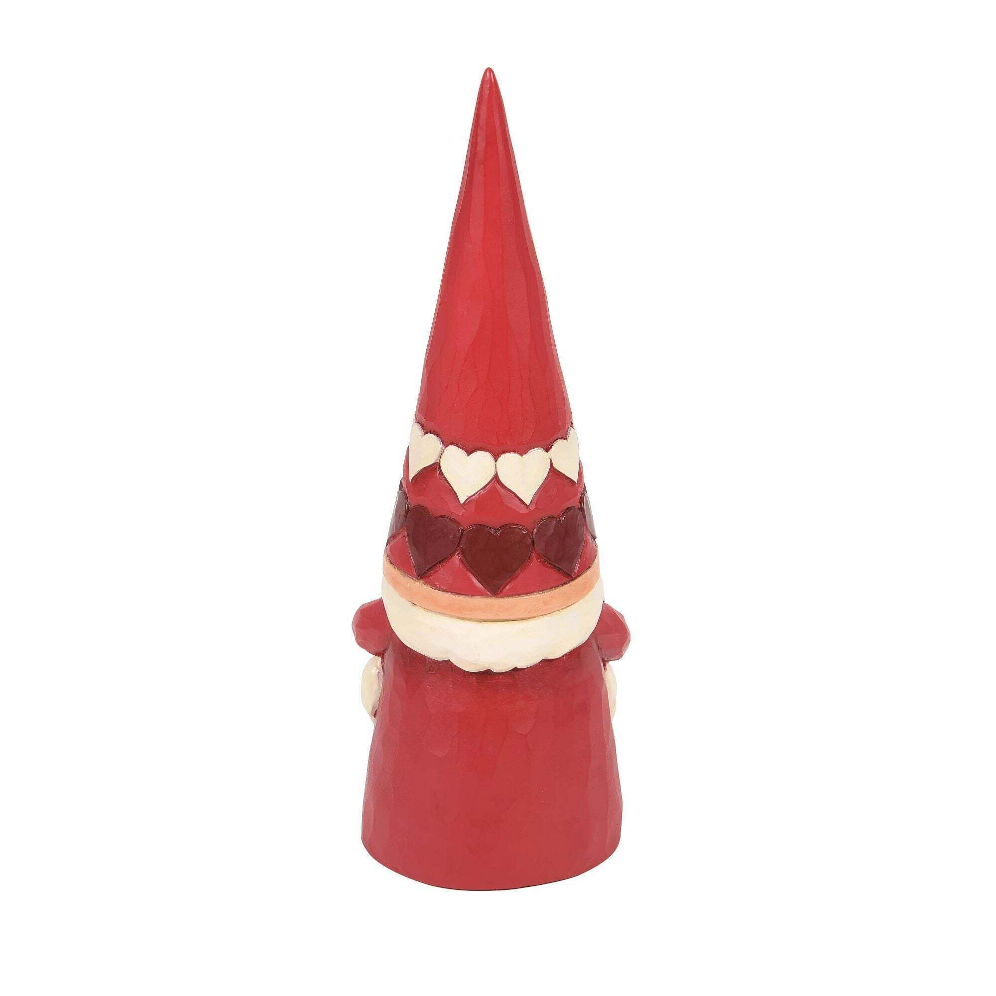 Red Gnome Holding Heart