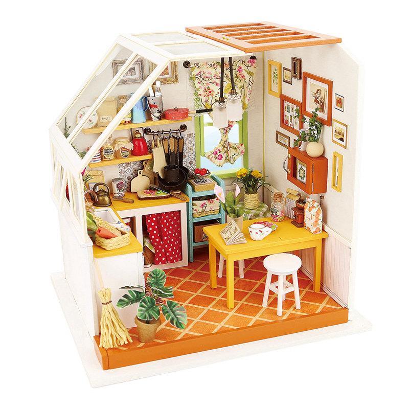 [Only Ship To U.S.]Rolife DIY Miniature Dollhouse - Jason's Kitchen DG105