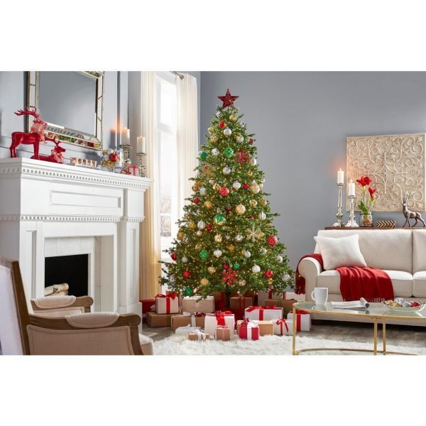 Christmas-view the collection 7 5 ft elegant grand fir led pre lit art ...