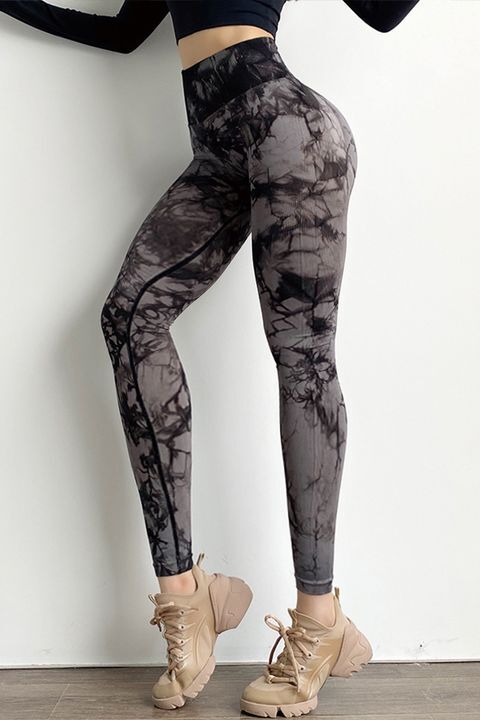 Tie Dye Scrunch Butt Lifting Sports Leggings - clearance sale