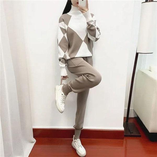 Casual Long Sleeve Two Piece Set