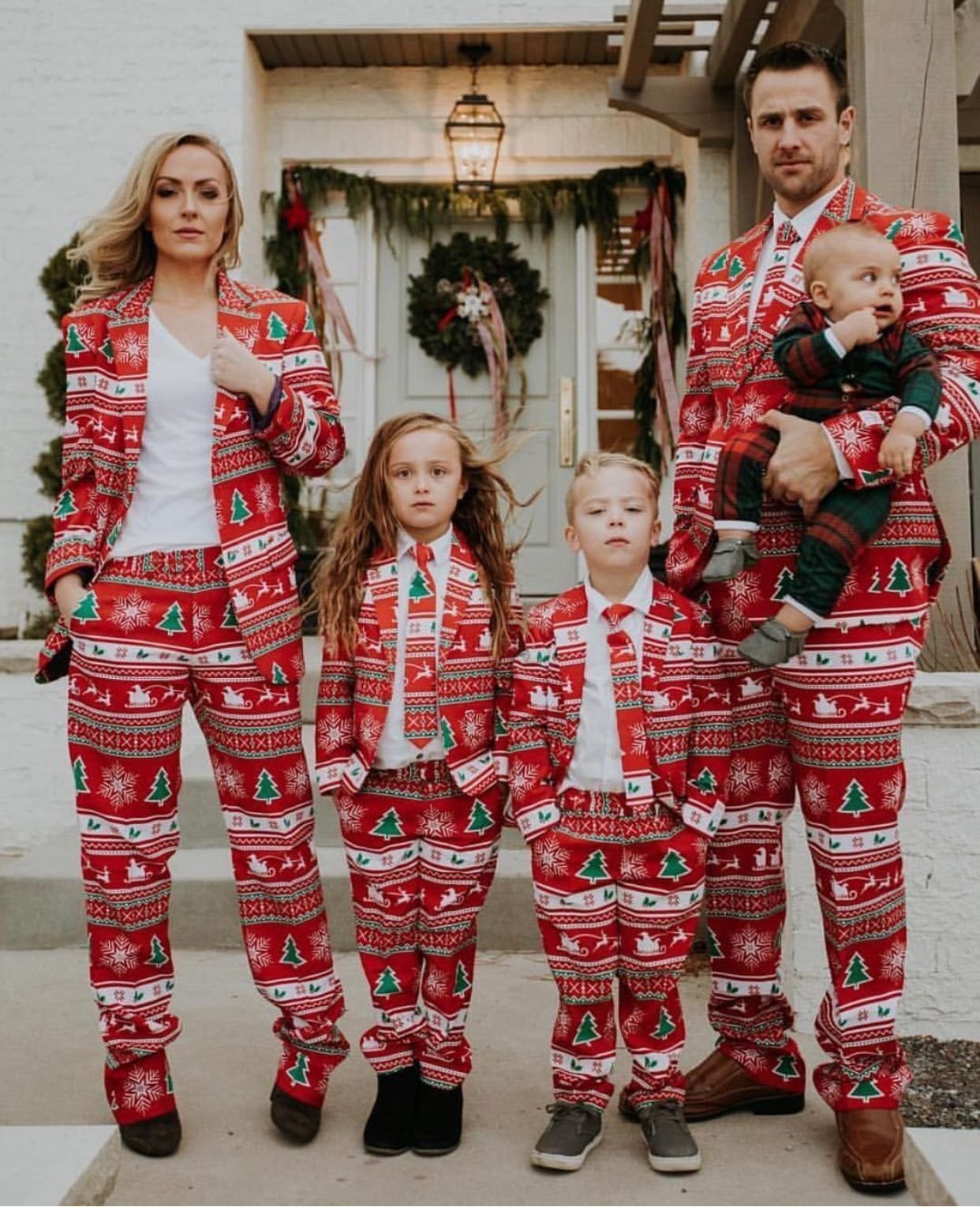 Matching Christmas Suits 2-piece Set