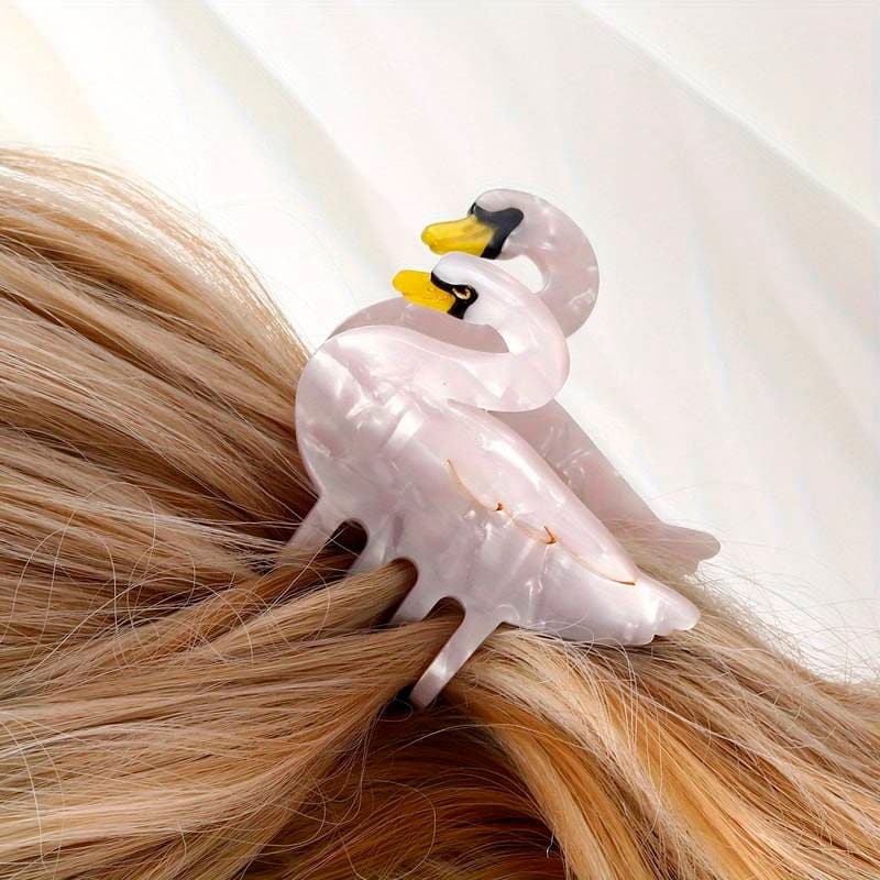 Swan Animal Shaped Hair Claw - QVC outlet | Act fast, save big!