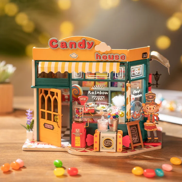 Rolife DIY Miniature House - Rainbow Candy House DG158