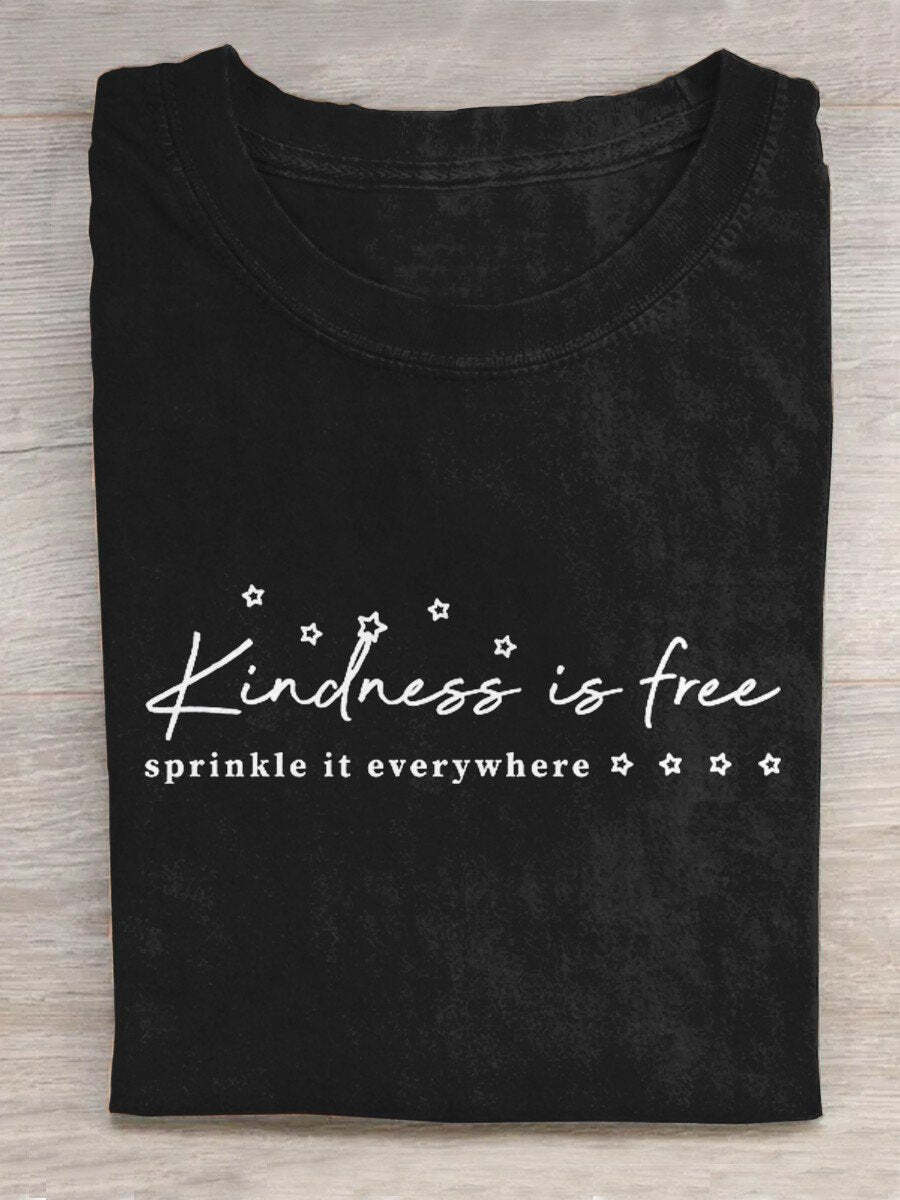 Kindness Is Free Creative Design T-shirt