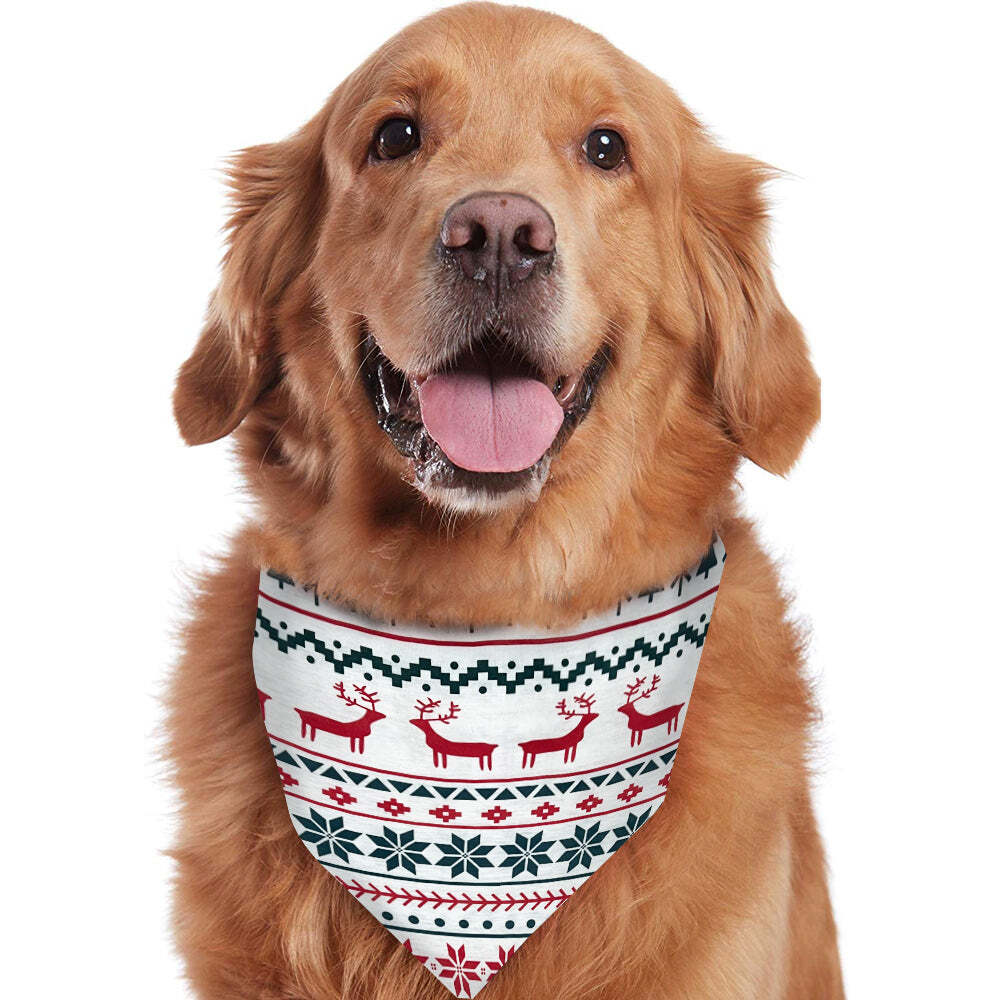 Christmas Patterned Family Matching Pajamas Sets(with Pet Dog Clothes)