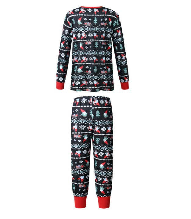 Cute Santa and Snowflake Patterned Family Matching Pajamas Sets