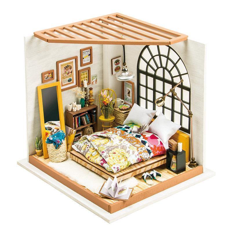 Rolife DIY Miniature Dollhouse - Alice's Dreamy Bedroom DG107