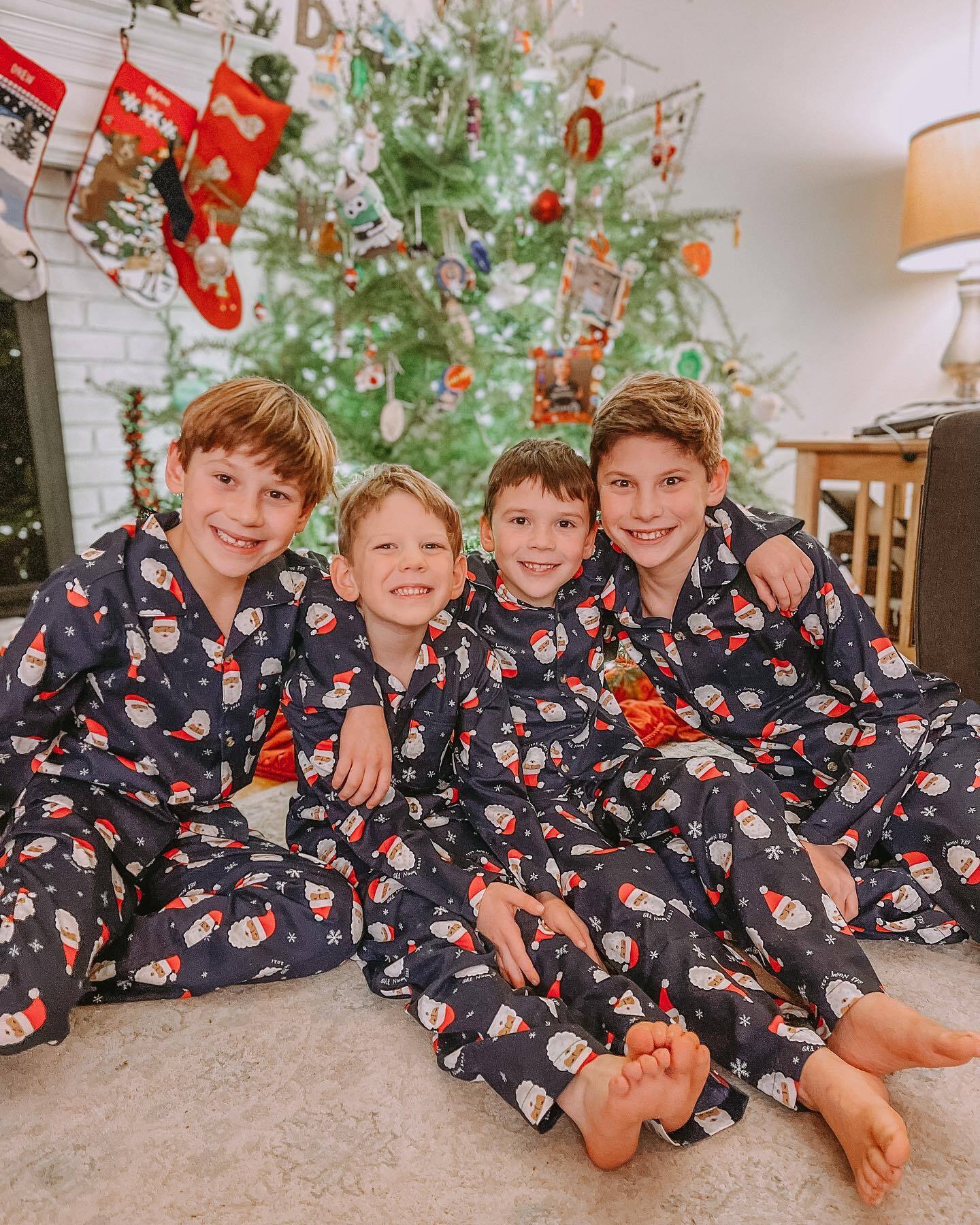 Santa Hooded Onesies Family Matching hot(with Pet Dog Clothes)