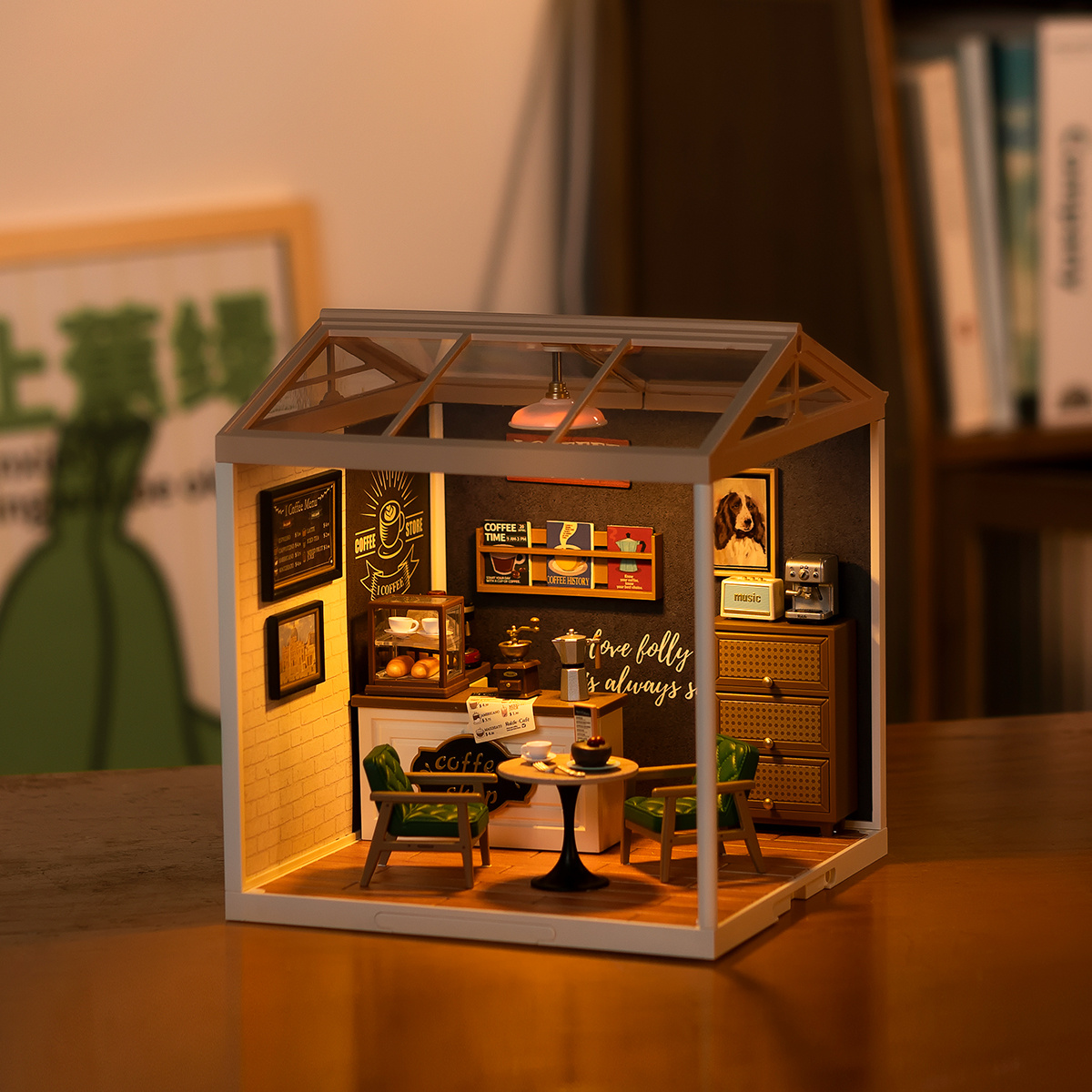 Rolife Plastic Miniature House - Daily Inspiration Cafe DW001B