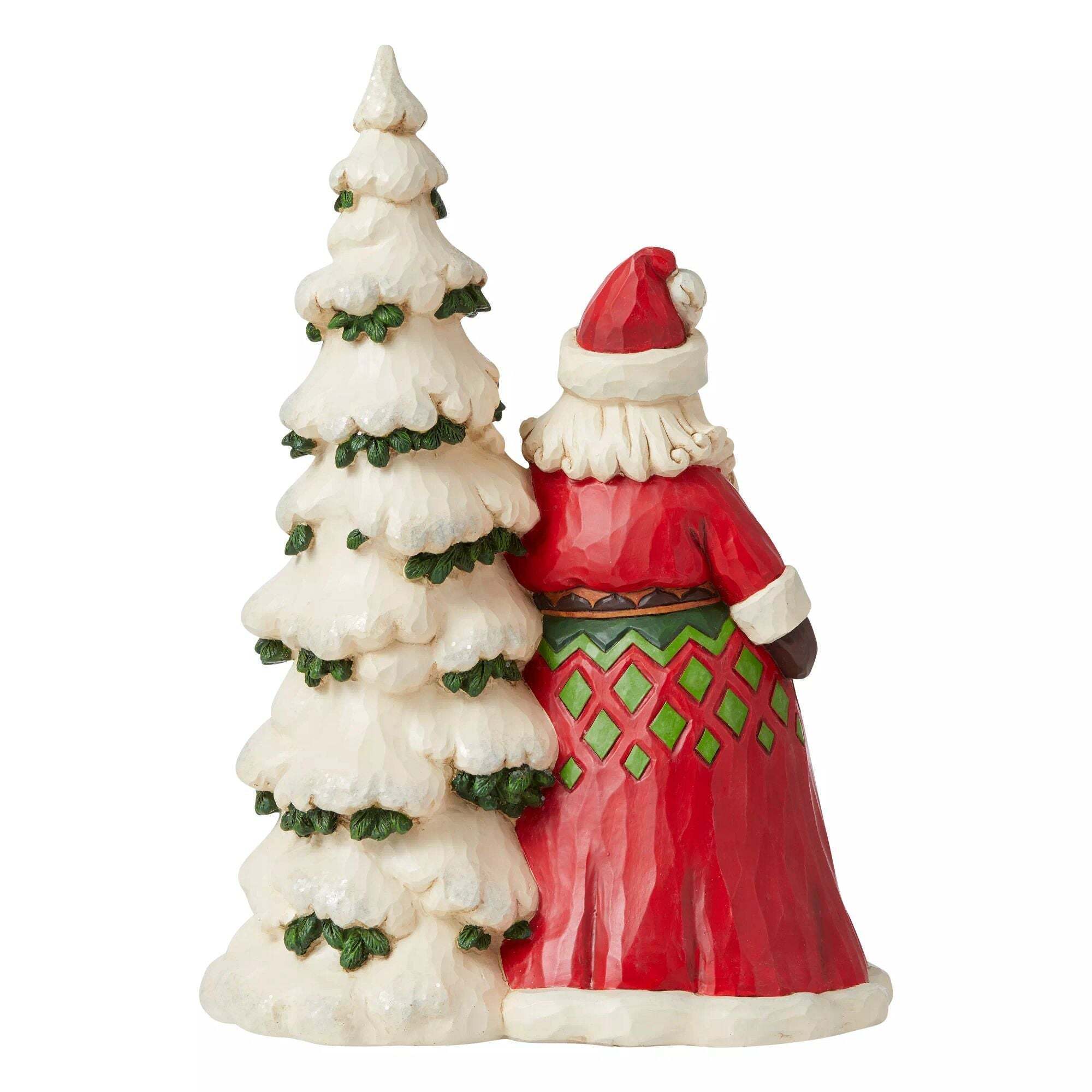 Santa Next To Tree with Toybag