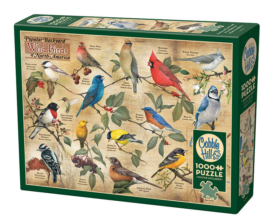 Popular Backyard Wild Birds 1000 Piece zzserkey1